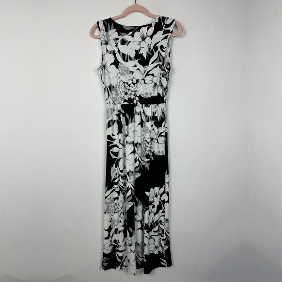 NWT White House Black Market Sleeveless Surplice Maxi Dress Roma Lily #WHBM10 - Picture 3 of 8